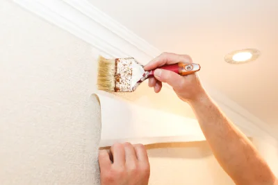 Pose de papier peint à Monthois — revêtements muraux et toiles de verre